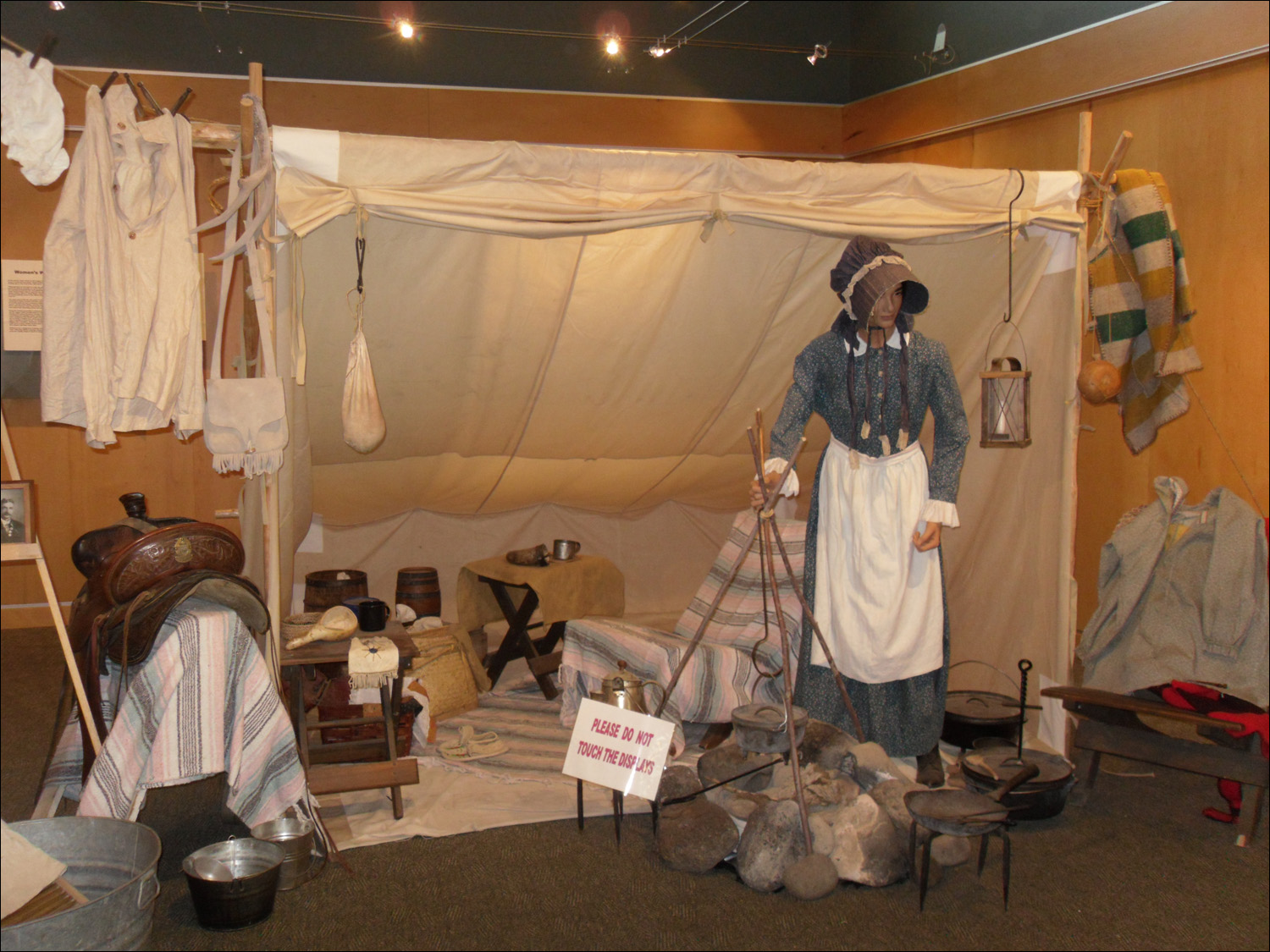 Displays @ the Oregan Trail History & Education Center in the Three Islands Crossing State Park